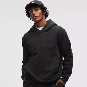 Black Steady State Pullover Hoodie *Wordmark Lululemon